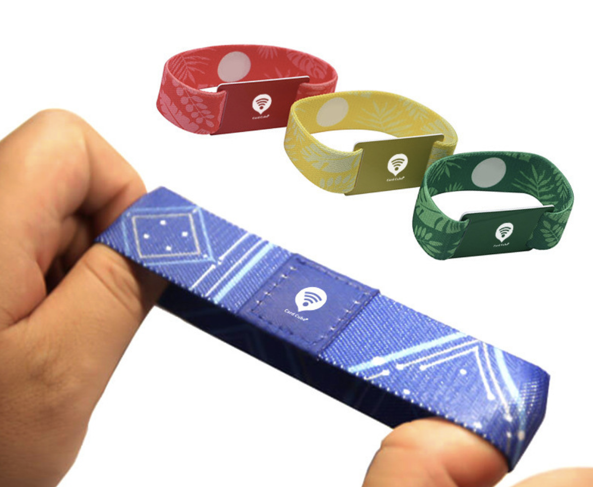 สายรัดข้อมือ NFC ยืดหยุ่น