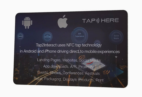 การ์ด NFC Tap to Connect